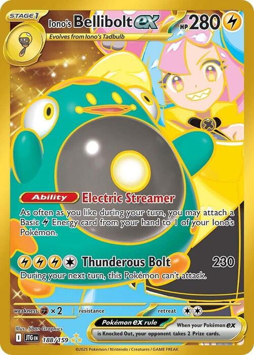 Journey Together Iono's Bellibolt #188/159